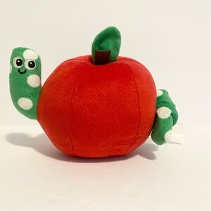 IKEA Sandbi Apple Worm Plush Musical Baby Toy Lullaby Bedtime Stuffed Fruit
